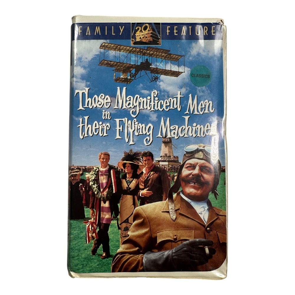 Those Magnificent Men in Their Flying Machines VHS Movie 1965 Comedy Classic‎